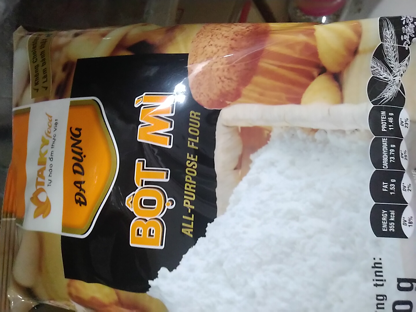 Bột mì đa dụng Tài Ký gói 500g