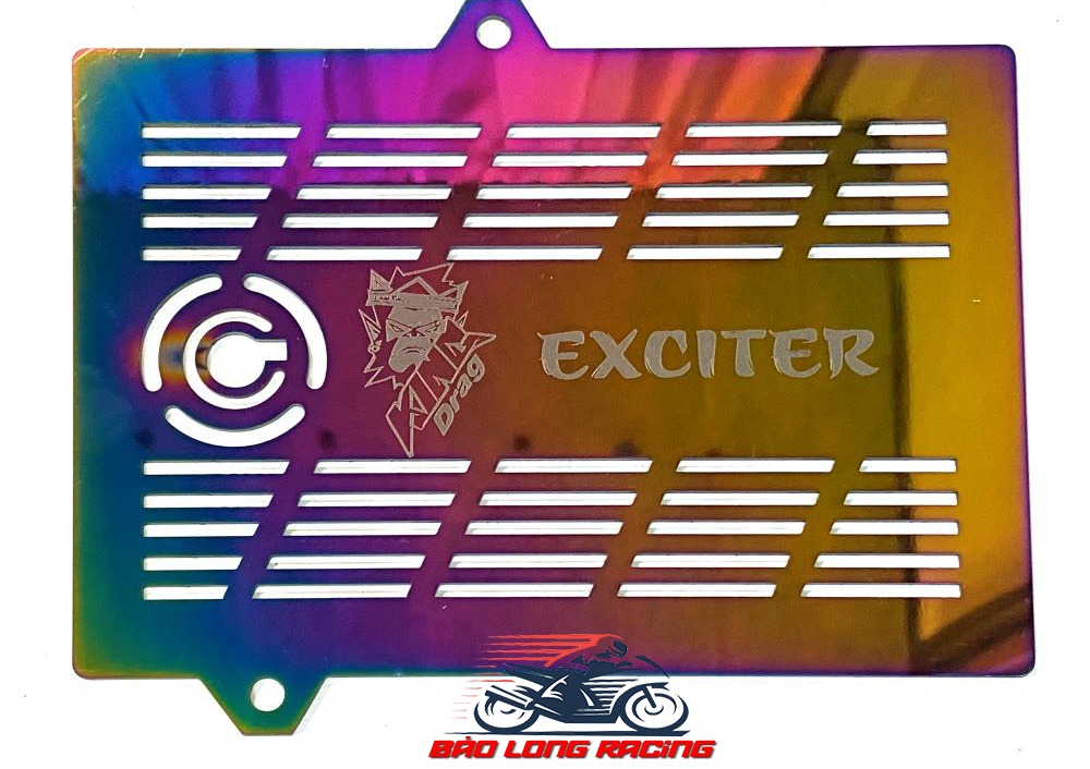 Che két nước inox 304 xi titan 7 màu gắn exciter 150