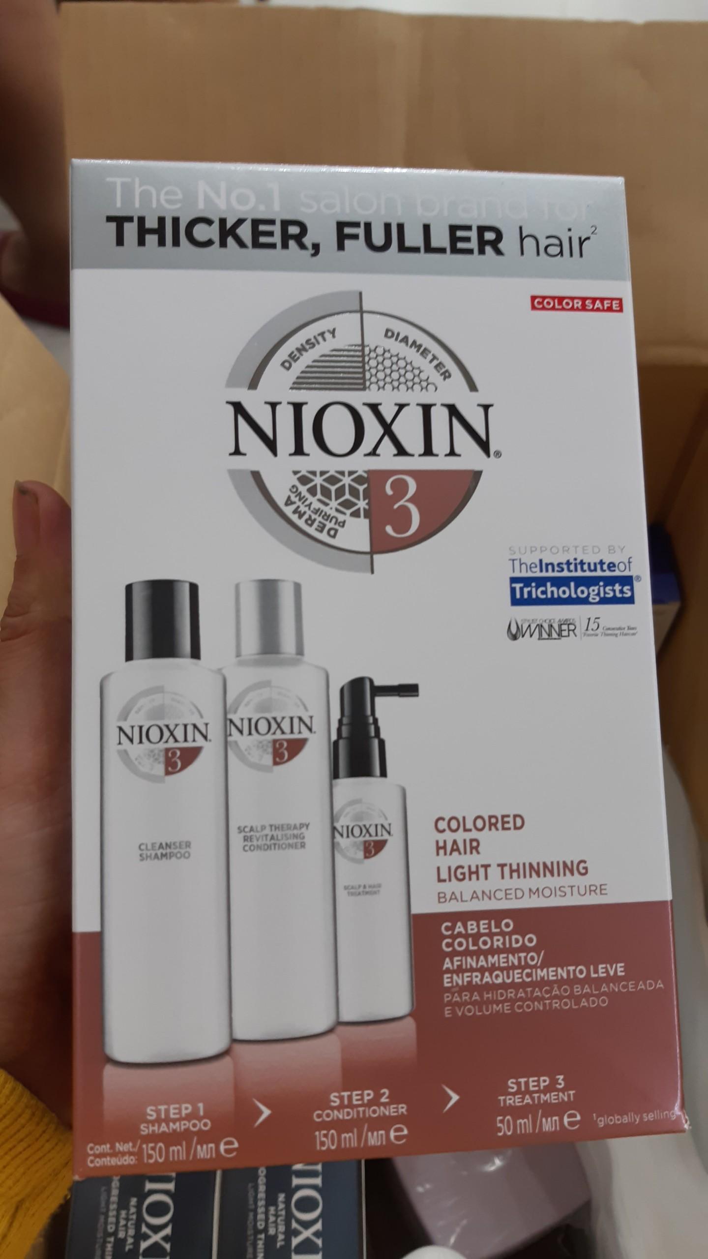 Bộ dầu gội Nioxin TrialKit chống rụng tóc System 3 150ml 2019 ( Colored Hair)