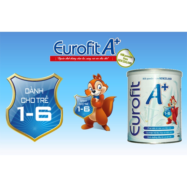 Sữa Bột Eurofit A+ 900g cho trẻ1_6 tuổi (Date 2026)