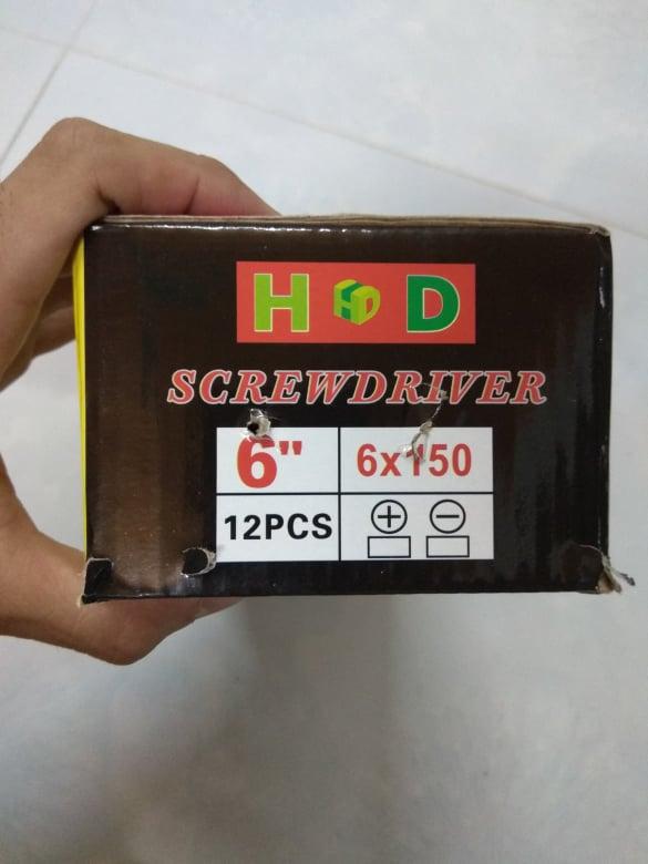 12 tô vít 2 đầu HD 6X150mm ( 1 hộp )