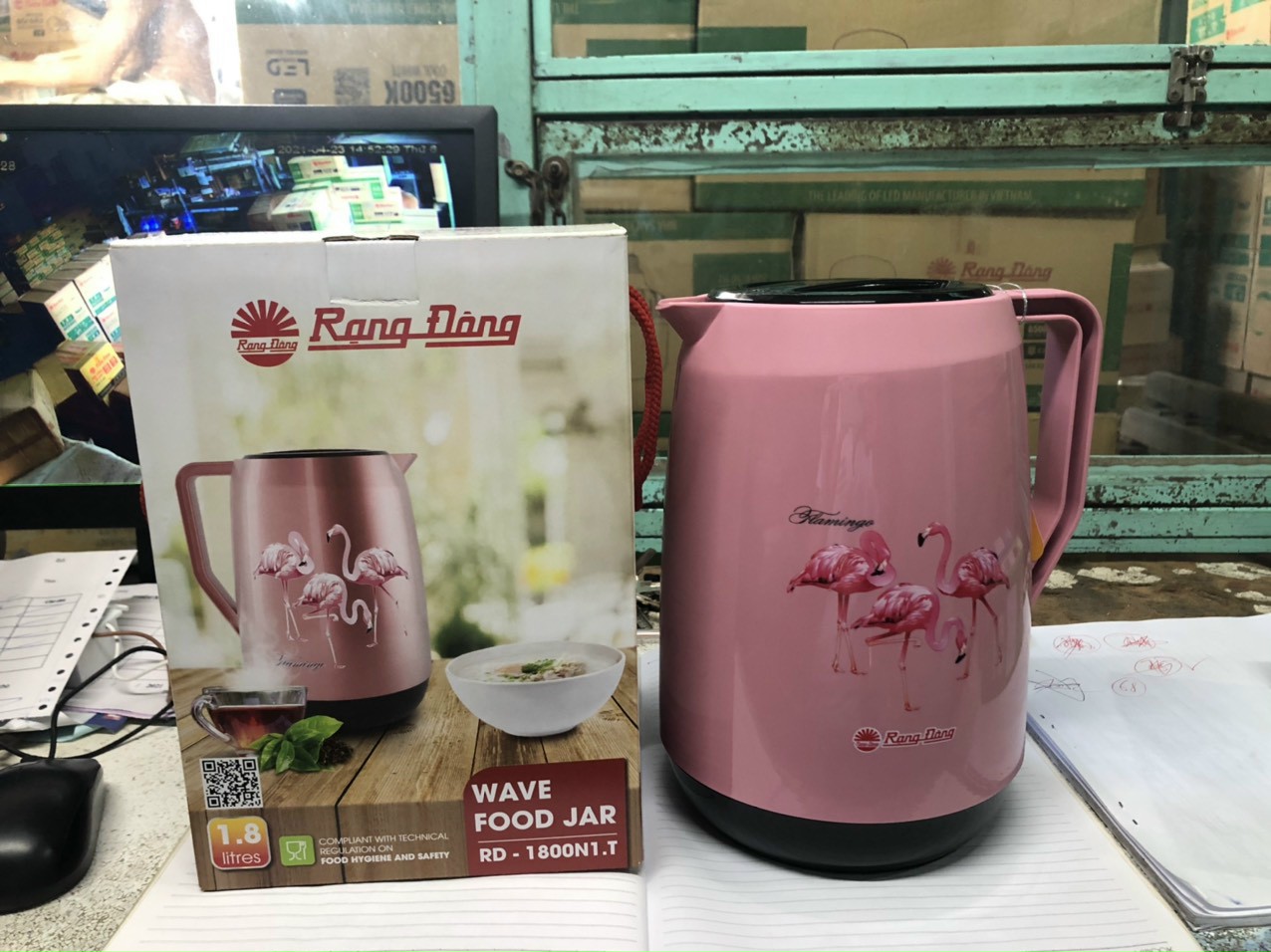 Bình ủ đa năng 1,8 lít Rạng Đông RD - 1800N1.T