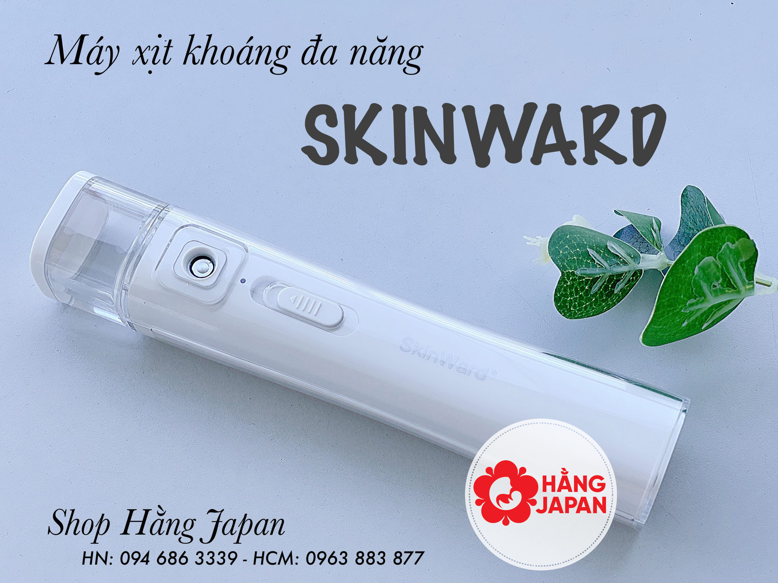 Máy xịt khoáng nano mini cầm tay phun sương đa năng Skinward