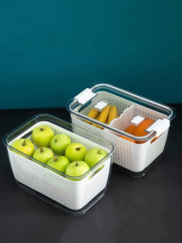SET2 HỘP ĐỰNG THỰC PHẨM TỦ LẠNH ( hộp 1.7L + hộp 4.5)