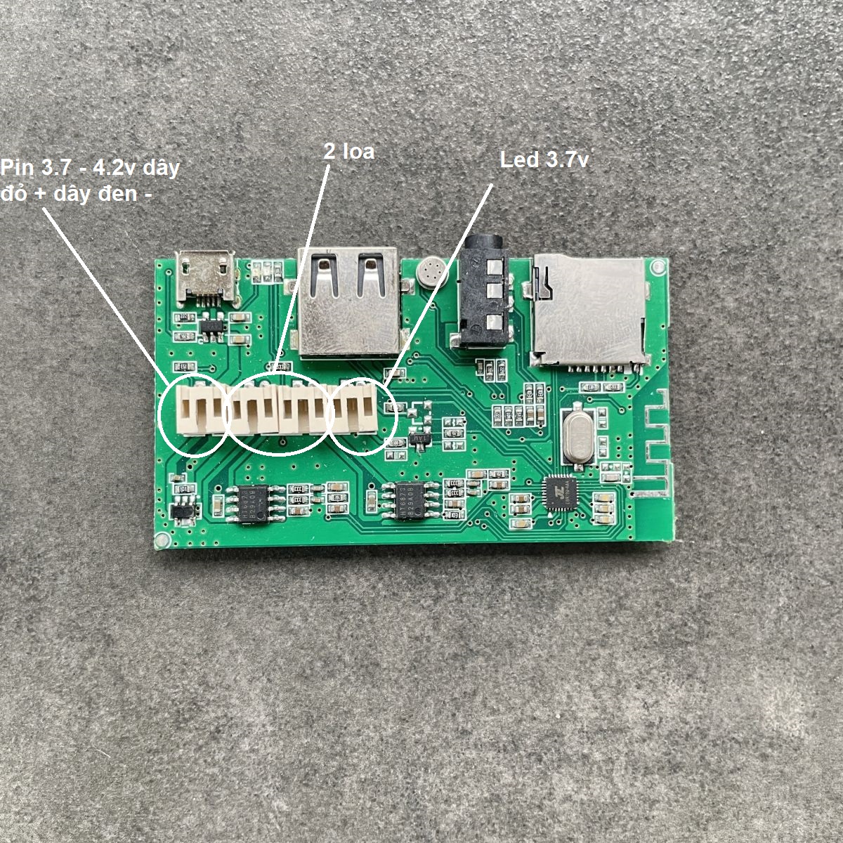 Mạch bluetooth JL 5.0 công suất 2x5w giá rẻ