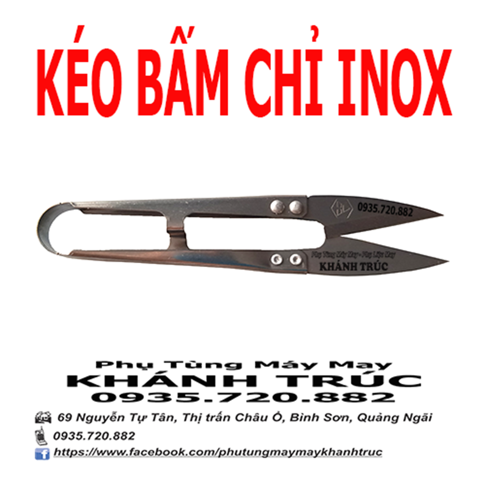 Kéo INOX bấm chỉ dùng cho ngành may