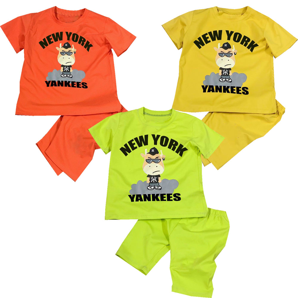 [HCM]Combo 3 Đồ bé gái bộ quần lửng ngắn tay trâu yankes.bộ bé gái Chăm sóc be từ 6kg-29kg.BDBG29.