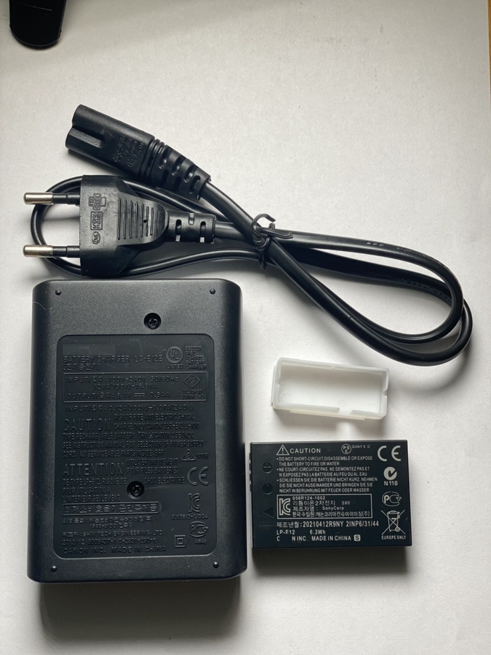 Bộ 1 pin 1 sạc máy ảnh cho pin LP-E12
