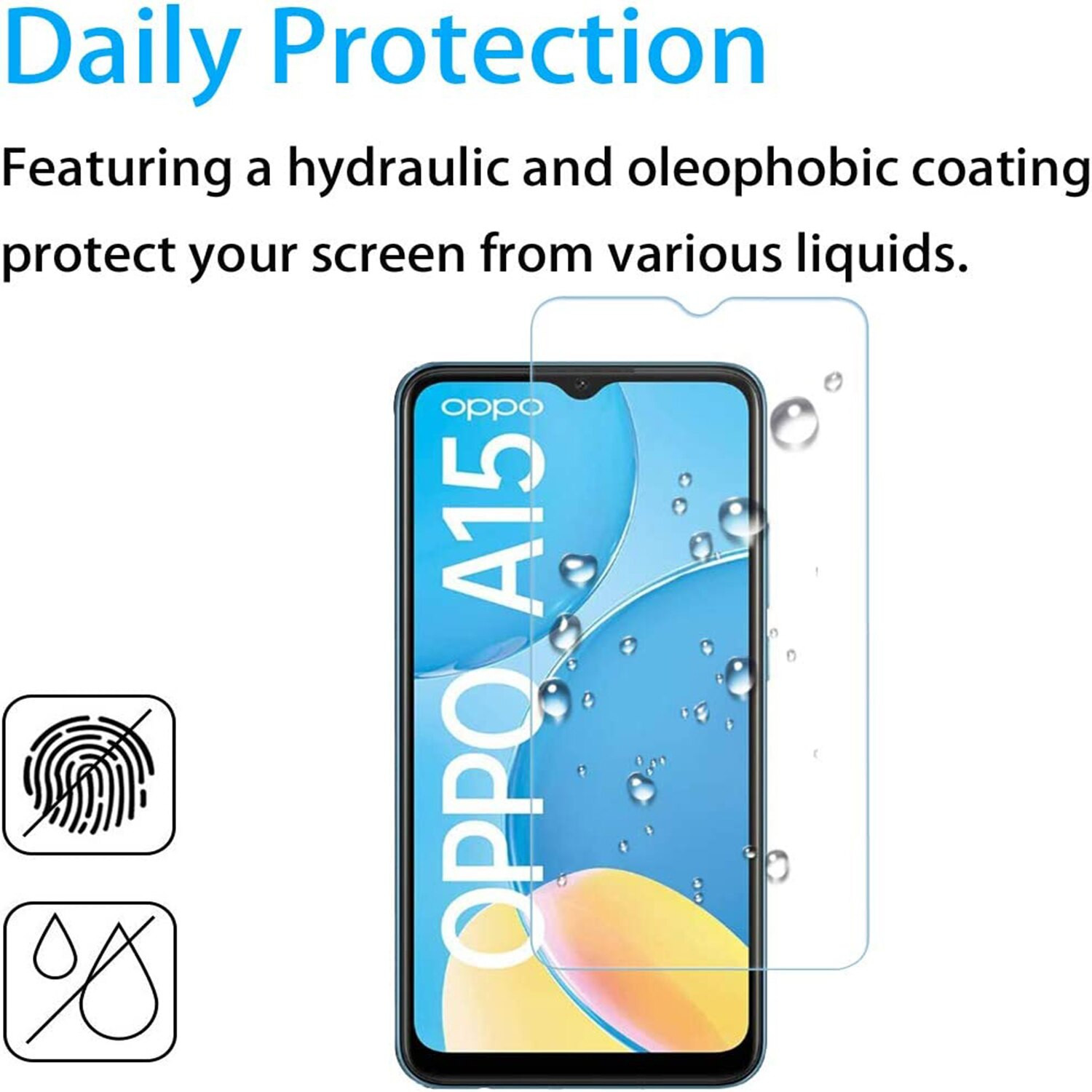 Miếng dán màn hình cường lực OPPO A15 , A15S