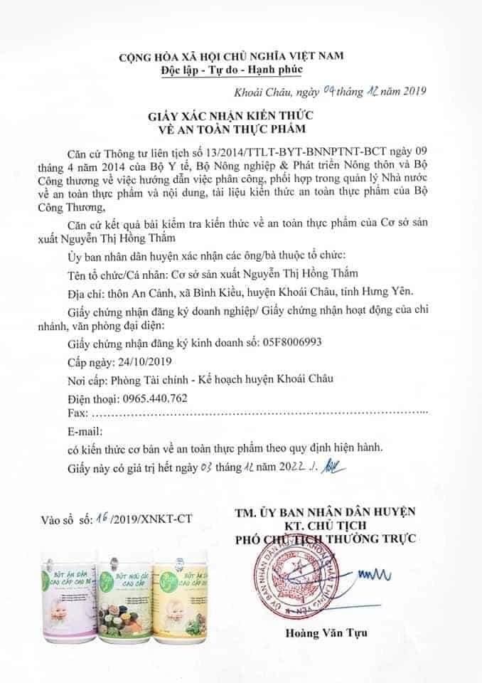 Bột ăn dặm Việt Organic - trẻ từ 4 tháng