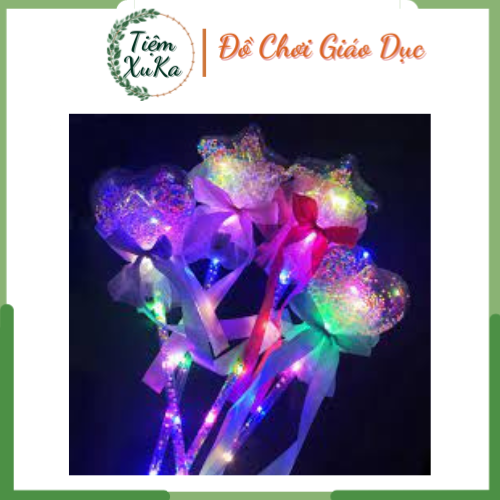 Gậy công chúa đèn led phát sáng siêu đáng yêu