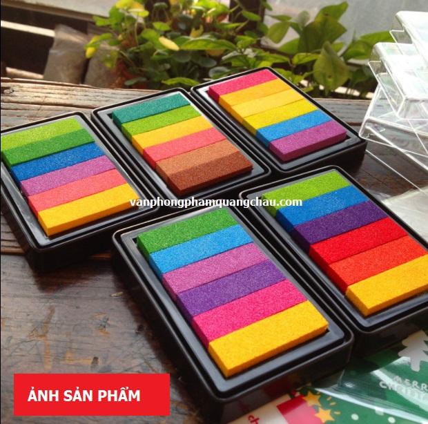Mực dấu handmade 6 màu (size 9,5cm x 6,3cm)
