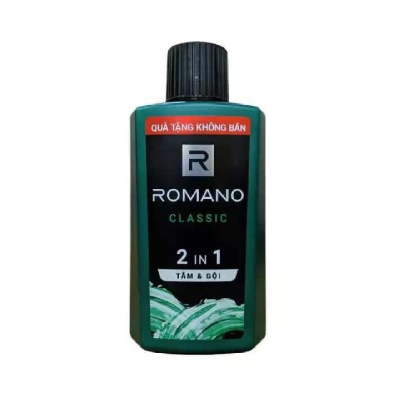 Combo 5 Dầu tắm gội Romano 60ml nhập khẩu