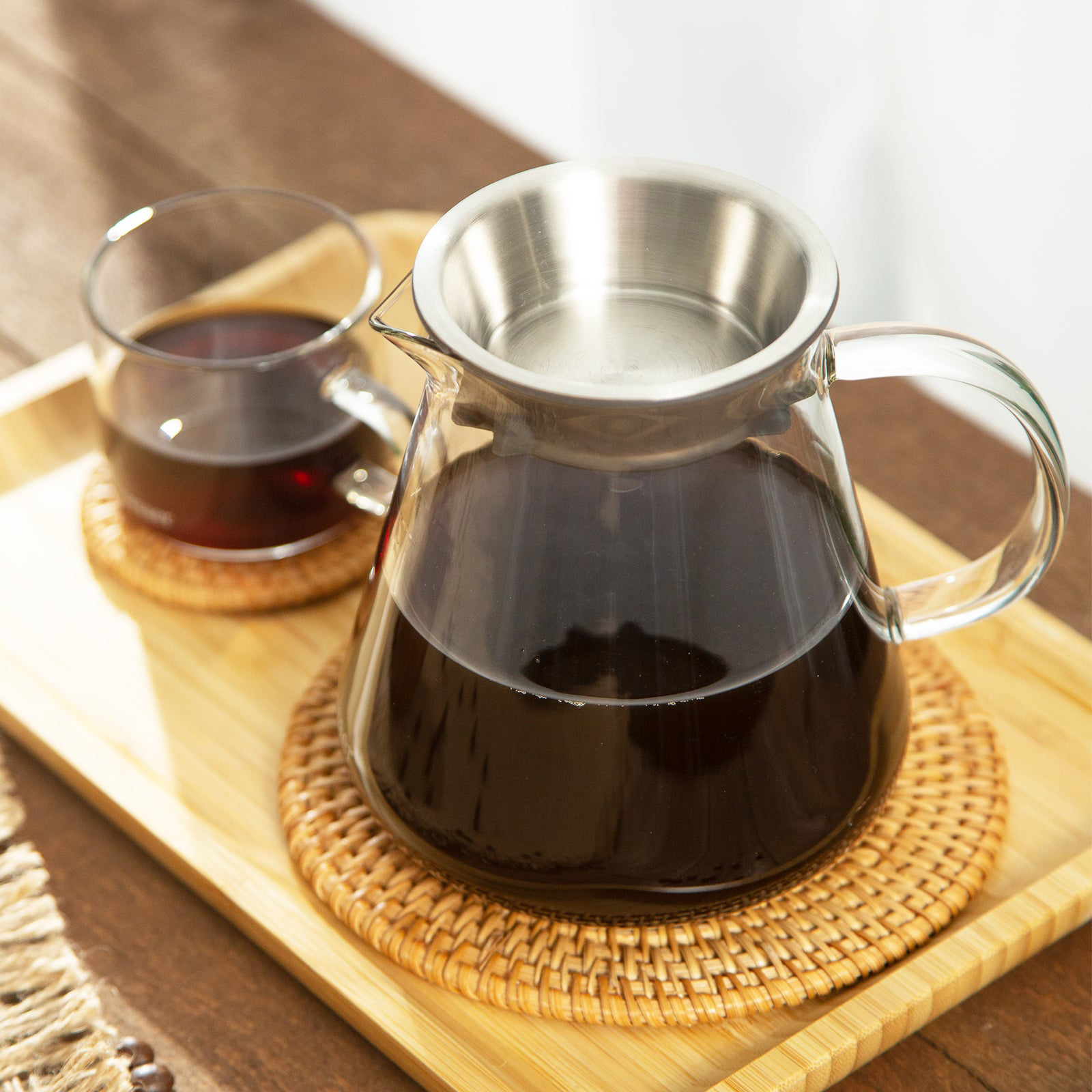 Bình pha cafe thủy tinh Samadoyo 800ml FT010