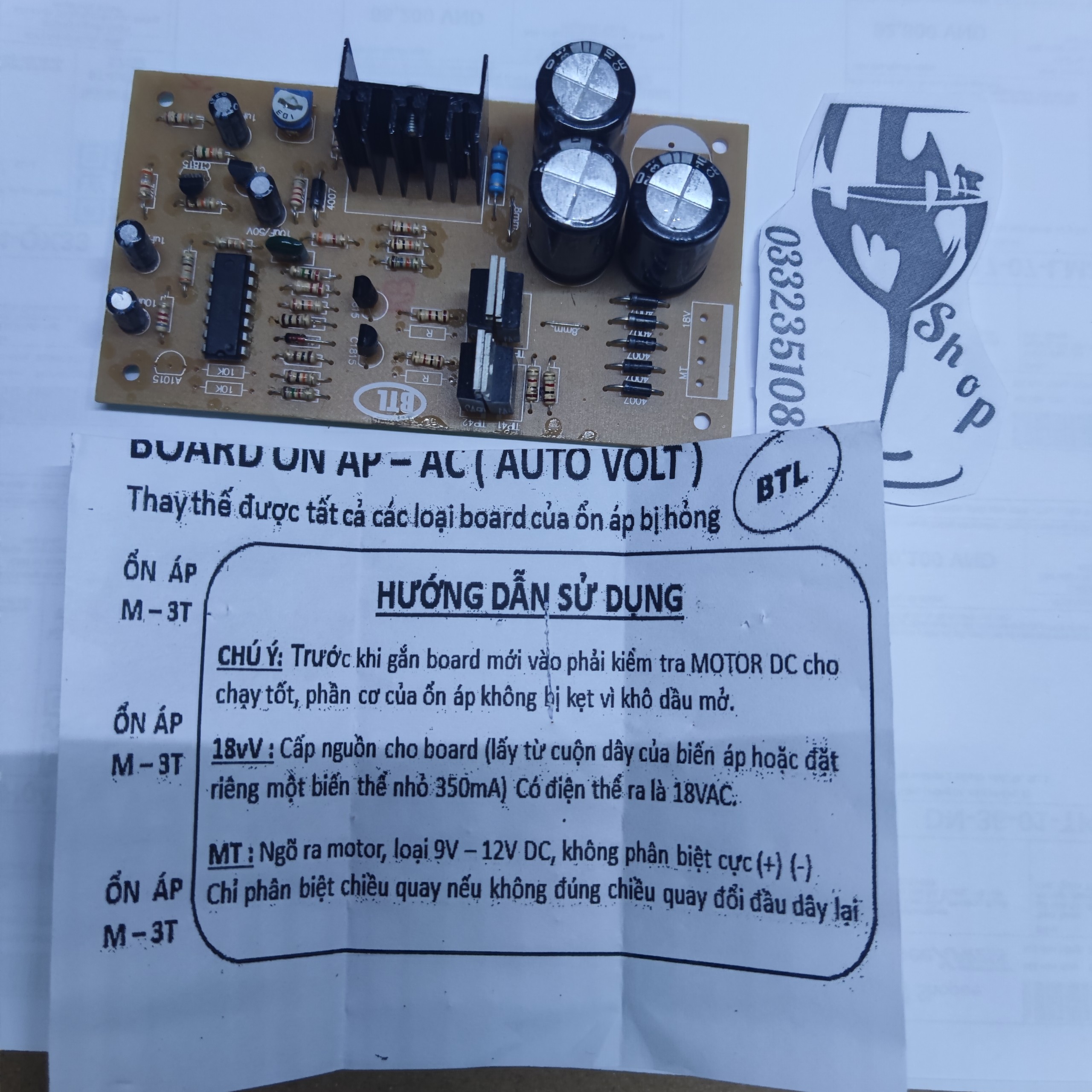 Bo ổn áp AC - board ổn áp AC shopgiadungluongyen
