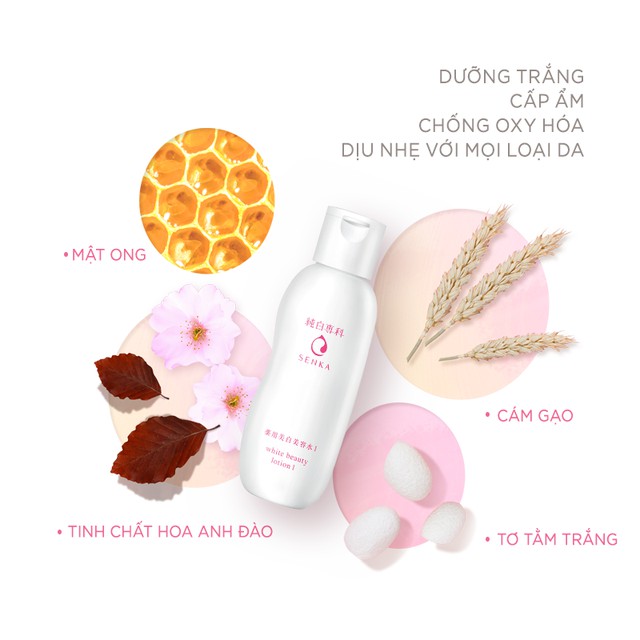 Senka - Nước Dưỡng Senka Làm Mềm & Trắng Da 200ml