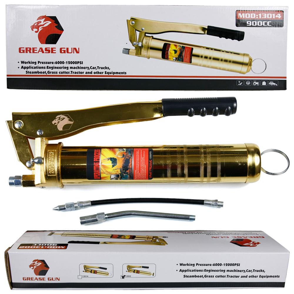 Bơm mỡ 2 ty piston 900CC Grease 13014 [dùng Mỡ hộp mỡ tuýp]