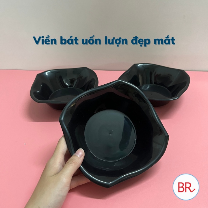 Bowl phíp square Vietnamese Japanese 6835 bowl tea food, yogurt Fruit safety durable beautiful-buonre 01761