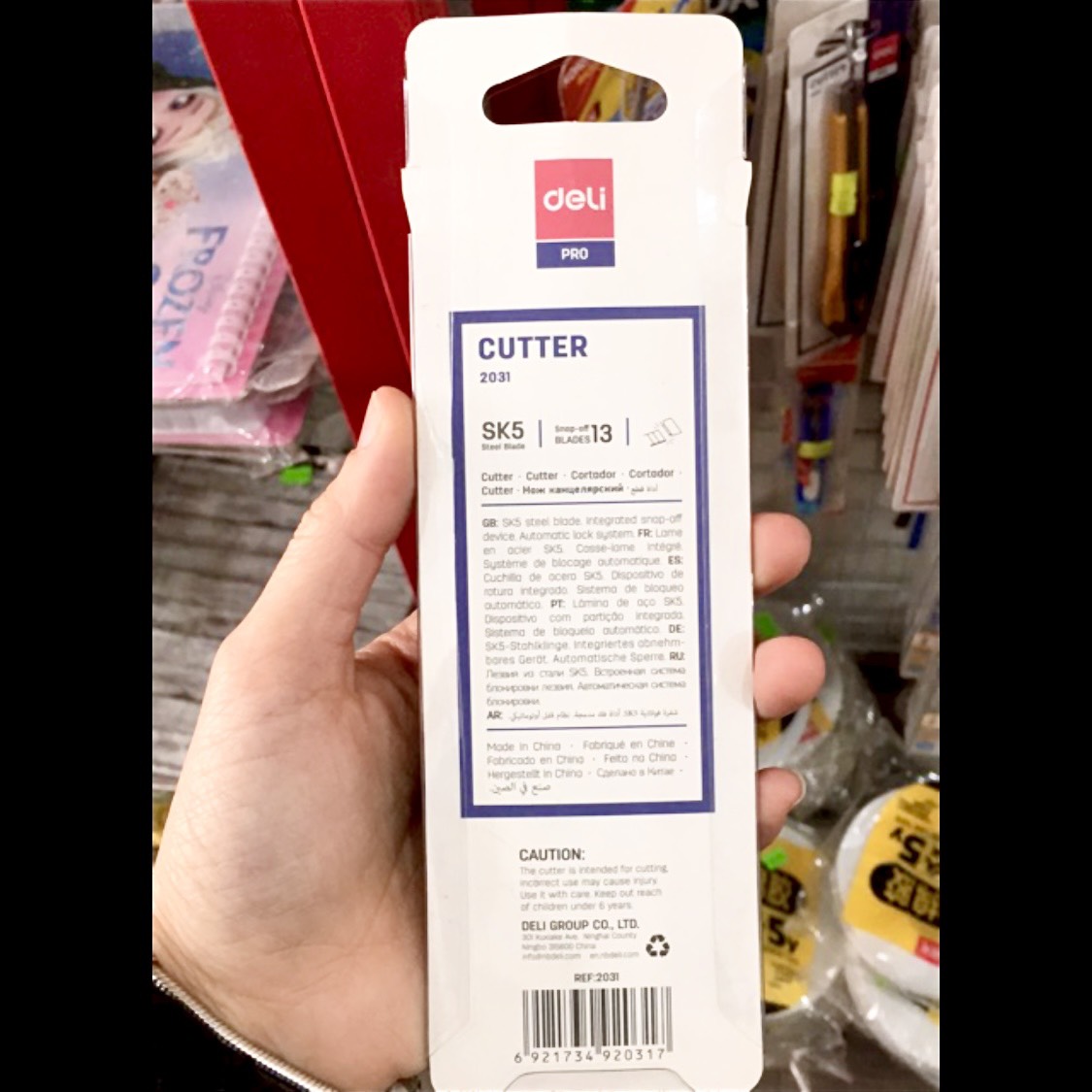 Dao Rọc Giấy DeLi 2031
