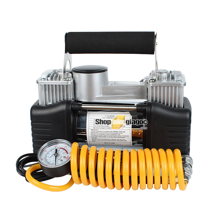 Bơm Lốp Ô Tô Mini SPW01 2 Xi Lanh