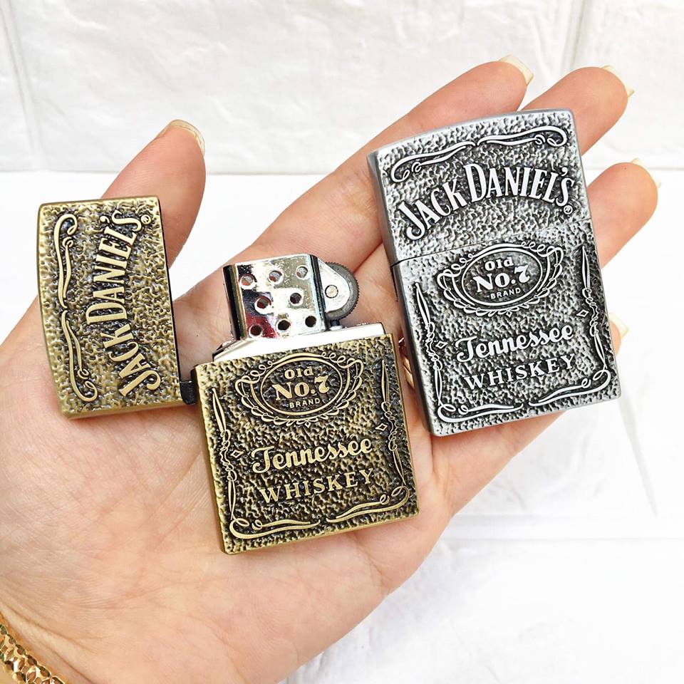 [Hcm]Jack Daniels Zippo Gas Lighter Regular Fire