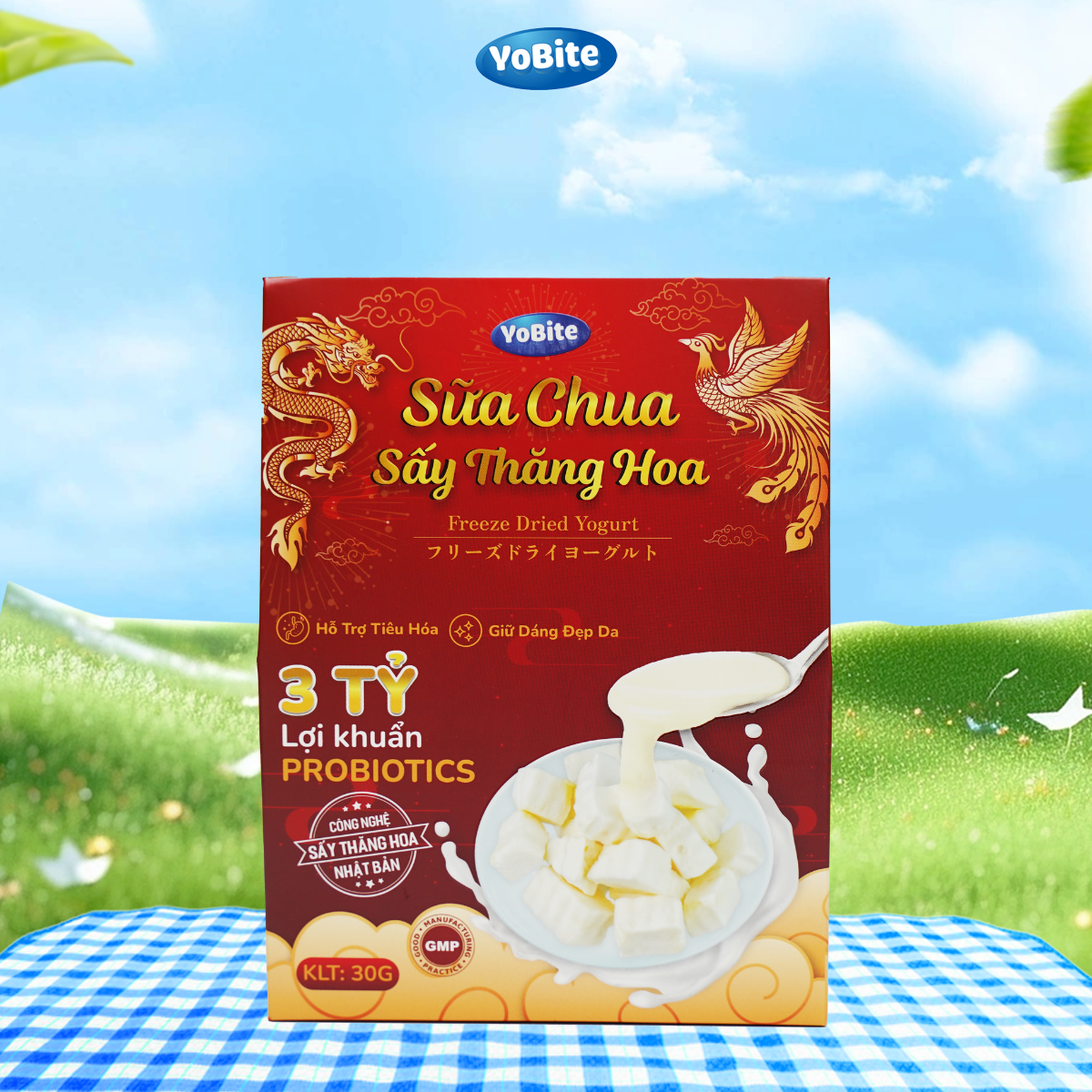 Sữa chua khô giảm cân vị Tổng hợp - YoBite Healthy - Giữ dáng đẹp da