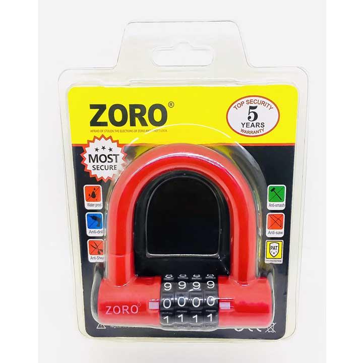 [HCM]Khóa số lớn Zoro 4 mật mã ĐỎ