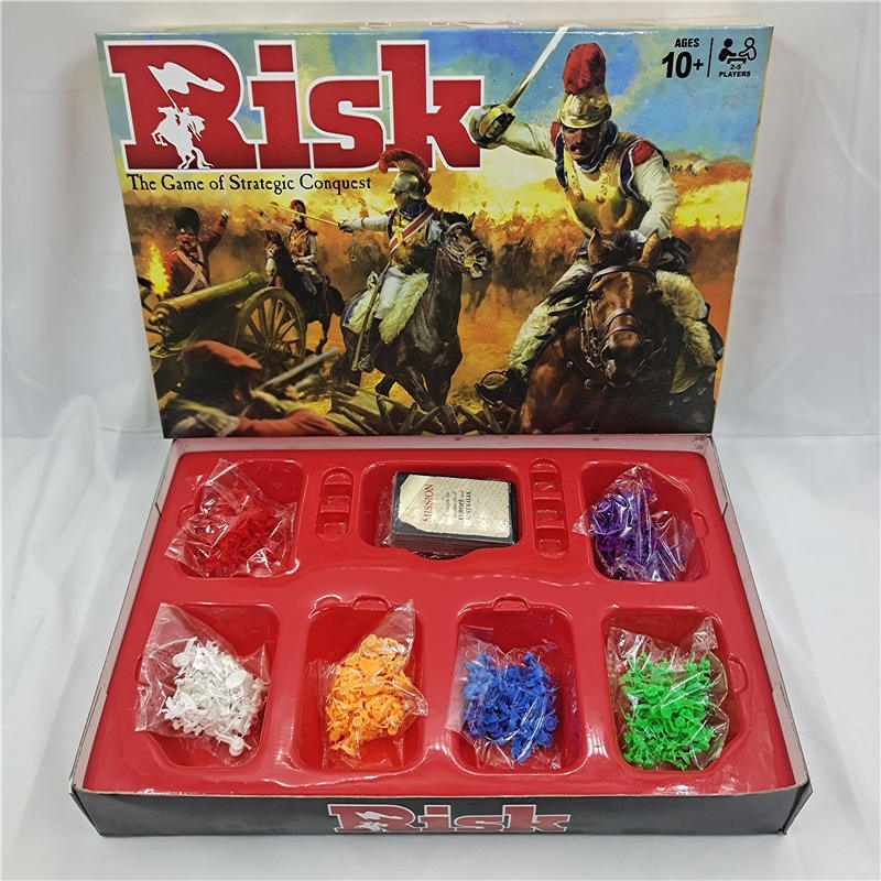 Cross-border board game RISK board card game English classic RISK interactive card table game