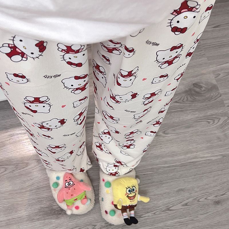 Quần Dài Mặc Nhà Hello Kitty Đáng Yêu Siêu Cute Dành Cho Nữ