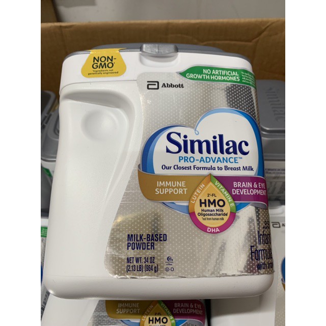[Bình Dương] Sữa Bột Similac Pro-Advance Hmo Non-Gmo Cho Bé Từ 0-12 Tháng – 964g