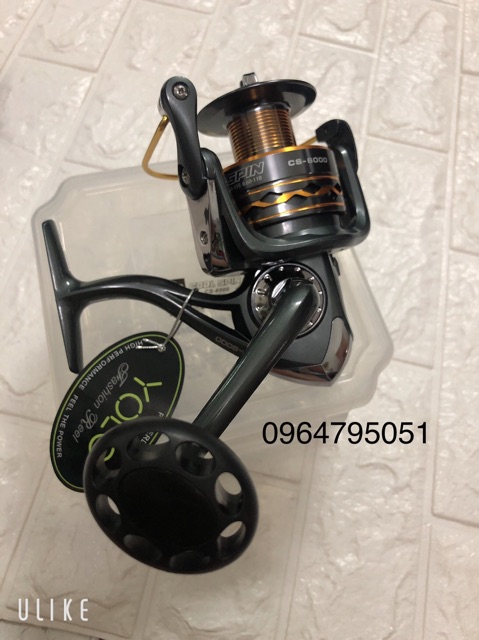 máy câu kim loại YOLO COOL SPIN -CS 6000  (cam kết đổi trả trong 2 tuần đầu)