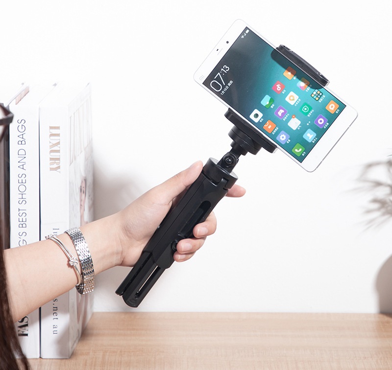 [HCM]Giá đỡ điện thoại 3 chân Tripod MT01 mini (ĐEN)