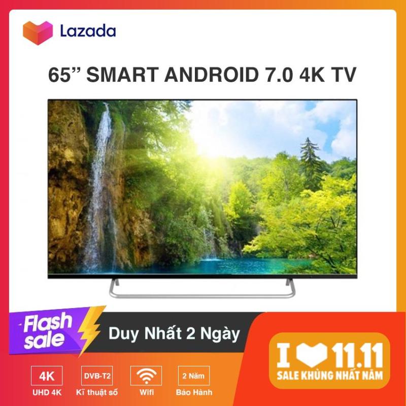 Bảng giá Smart Tivi Skyworth 65 inch Ultra HD 4K - Model 65Q3C (Đen) Hệ điều hành Android 7.0, Tìm kiếm Giọng Nói, Google Play, Bluetooth - Bảo Hành 2 Năm