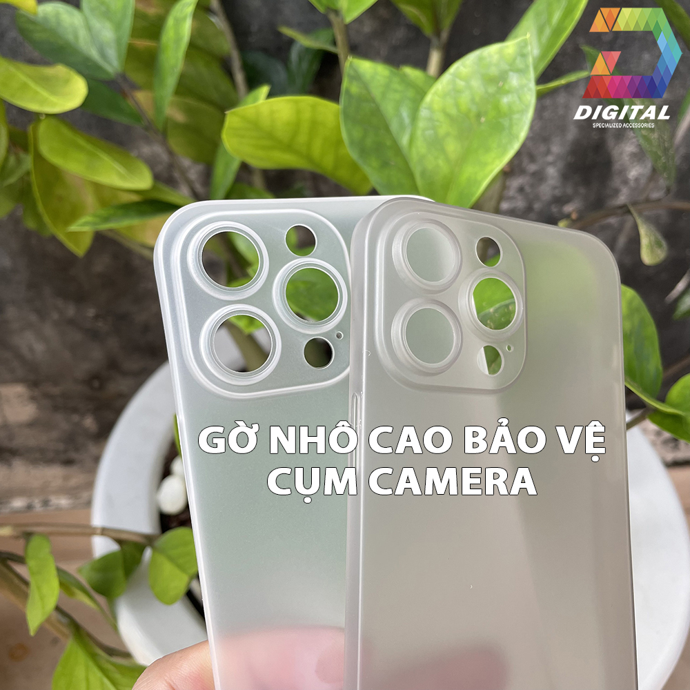 Combo of 2 Ultra Thin Unibody Matte Clear Cases for iPhone 15 Pro Max