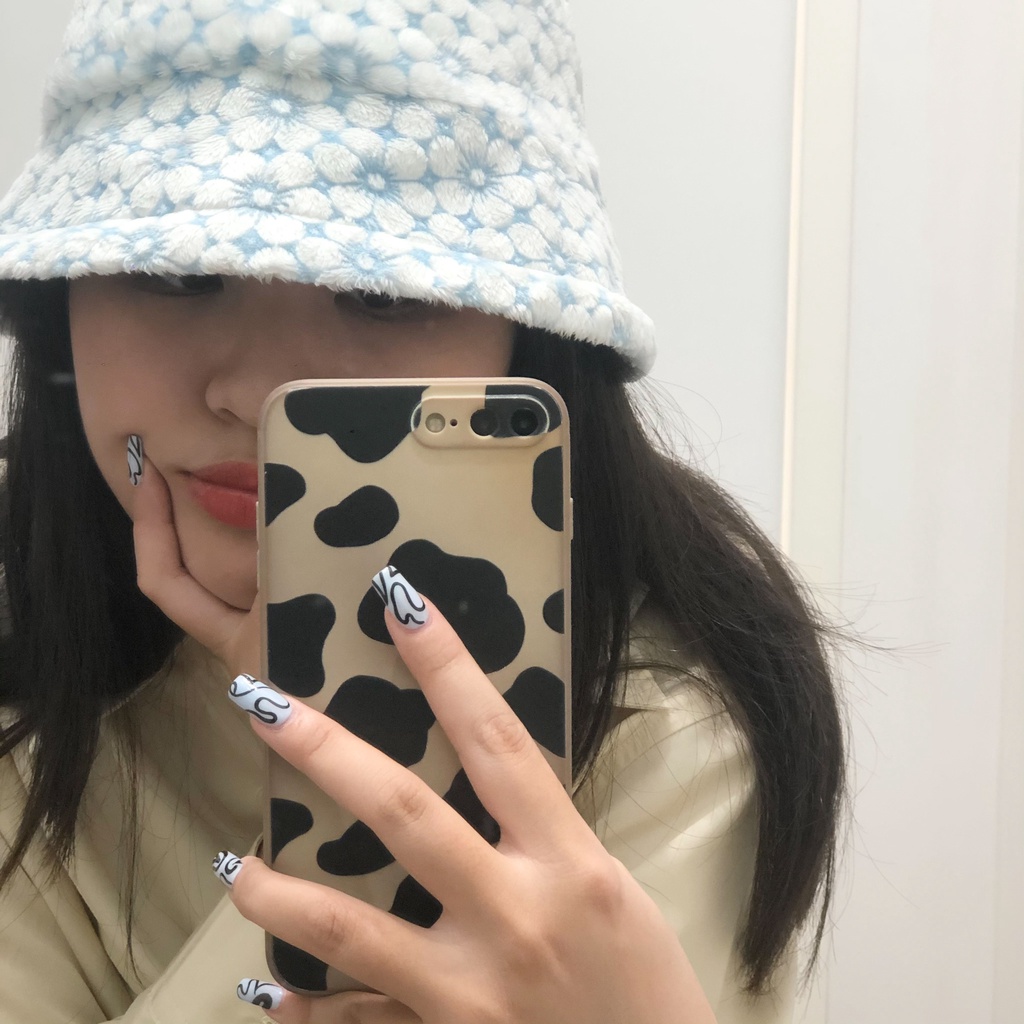 Nón lông bông hoa Poési Nón Bucket Hat