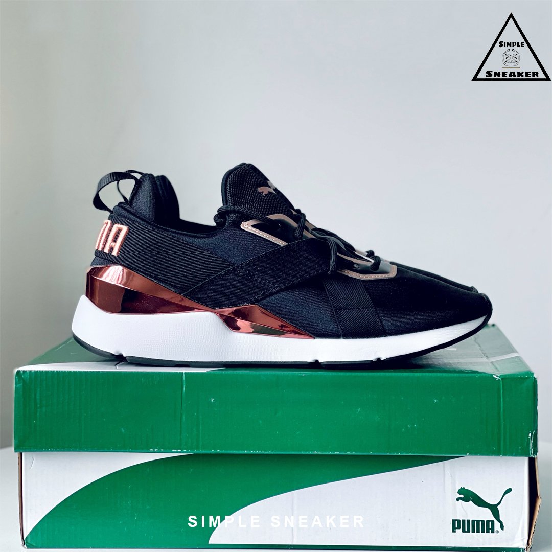 Puma Muse Metal sneakers in black | RunRepeat