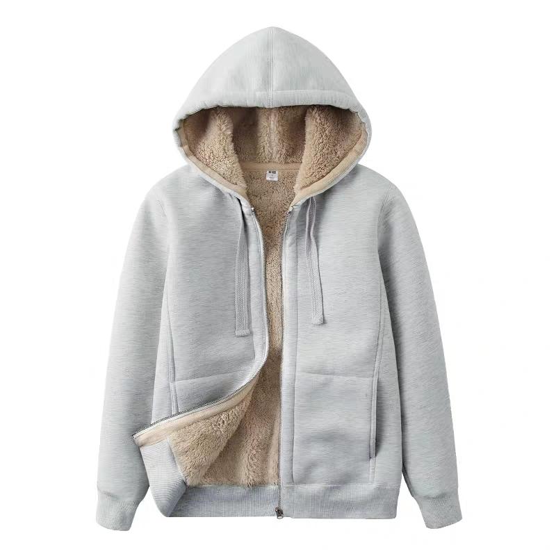 ÁO KHOÁC UNISEX DA CÁ LÓT LÔNG CỪU SIÊU ẤM