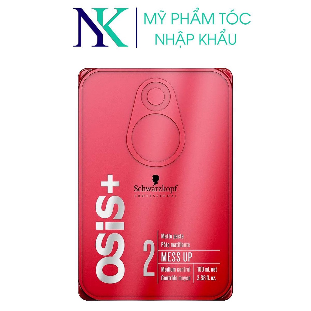 SÁP MỜ TẠO KIỂU SCHWARZKOPF OSIS+ MESS UP 100ML