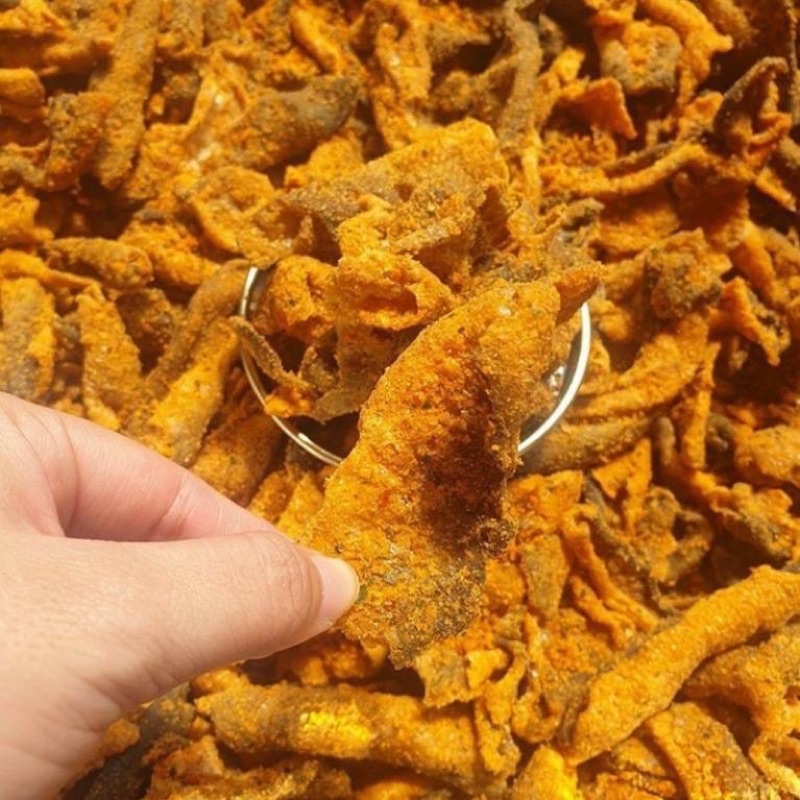 Hũ 250gr Da Cá Trứng Muối Loại Đặc Biệt