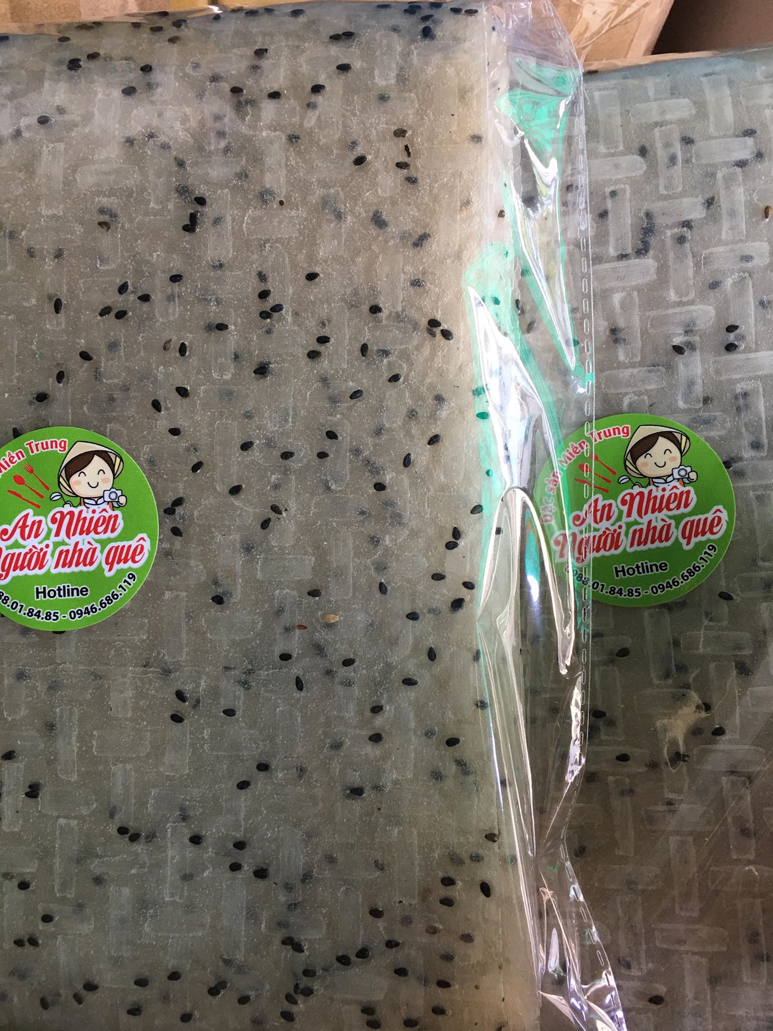 [HCM]Bánh tráng mè đen phan rang (Combo 2kg)