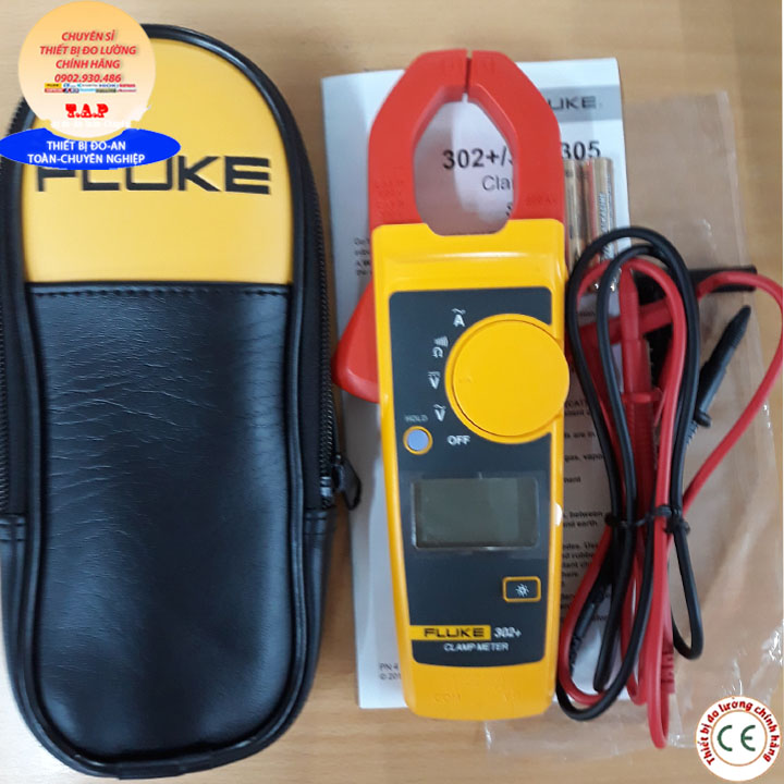 Ampe kìm Fluke 302+ dây đo Đài Loan