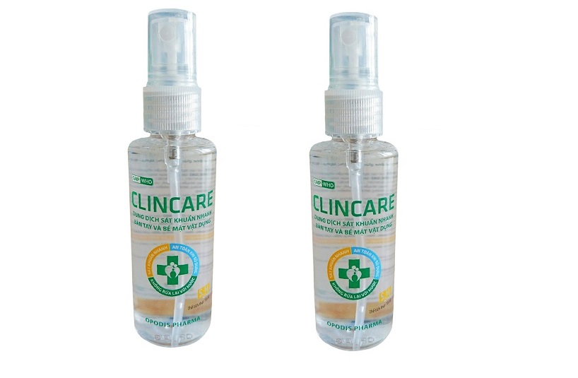 Dung dịch sát khuẩn tay nhanh CLINCARE 70ml