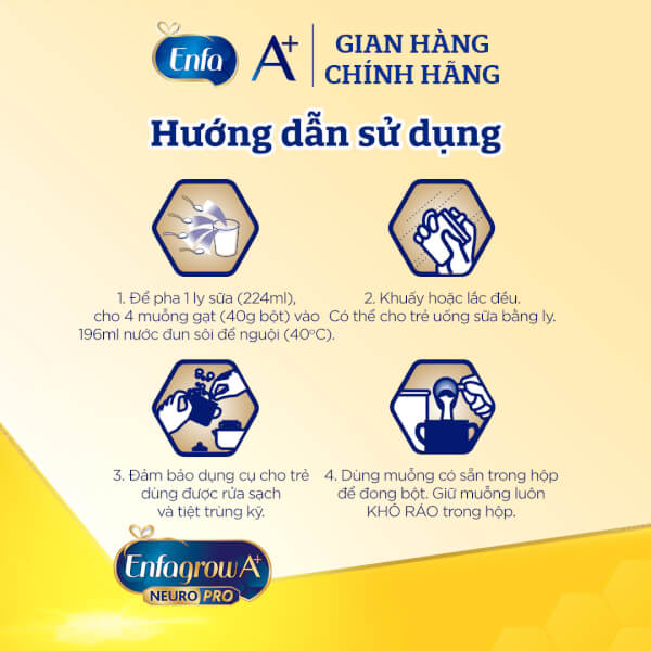 Sữa Enfamil A+ số 1 830g (0-6 tháng)