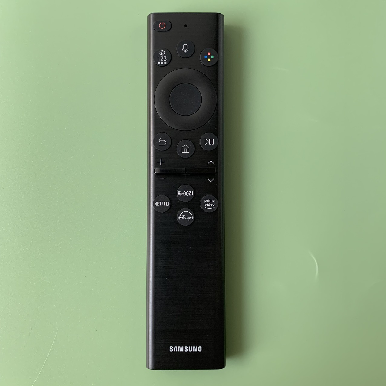 Điều khiển tivi Samsung năng lượng mặt trời hàng chính hãng theo TV, Remote samsung giọng nói Qled hàng Việt Nam