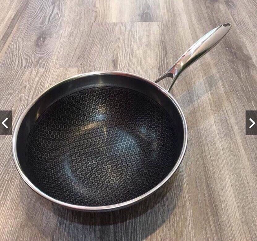 CHẢO CHỐNG DÍNH - CHẢO CHIÊN TỔ ONG TIỆN DỤNG BẰNG THÉP KHÔNG RỈ