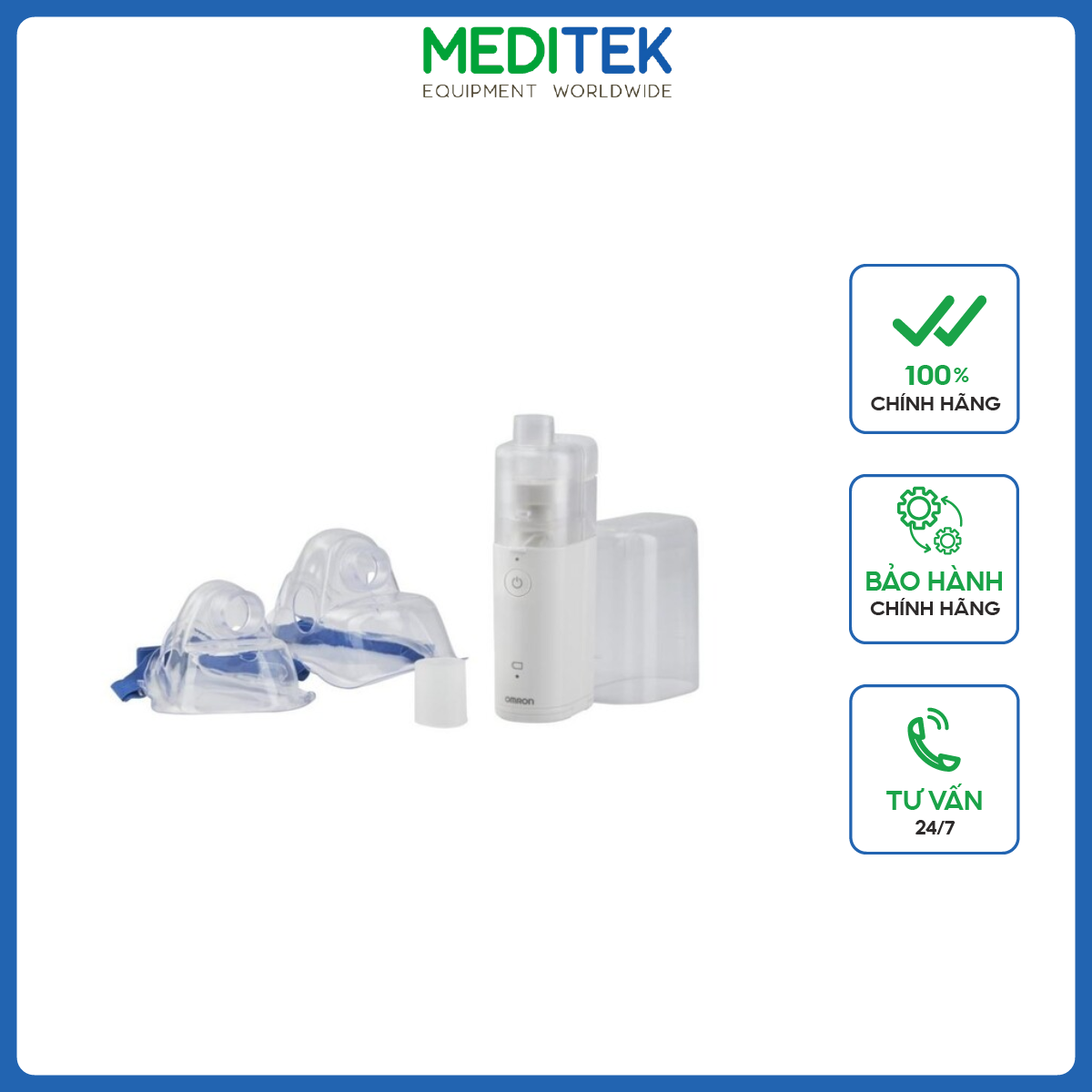 Mặt nạ máy xông Omron các cỡ - Người lớn
