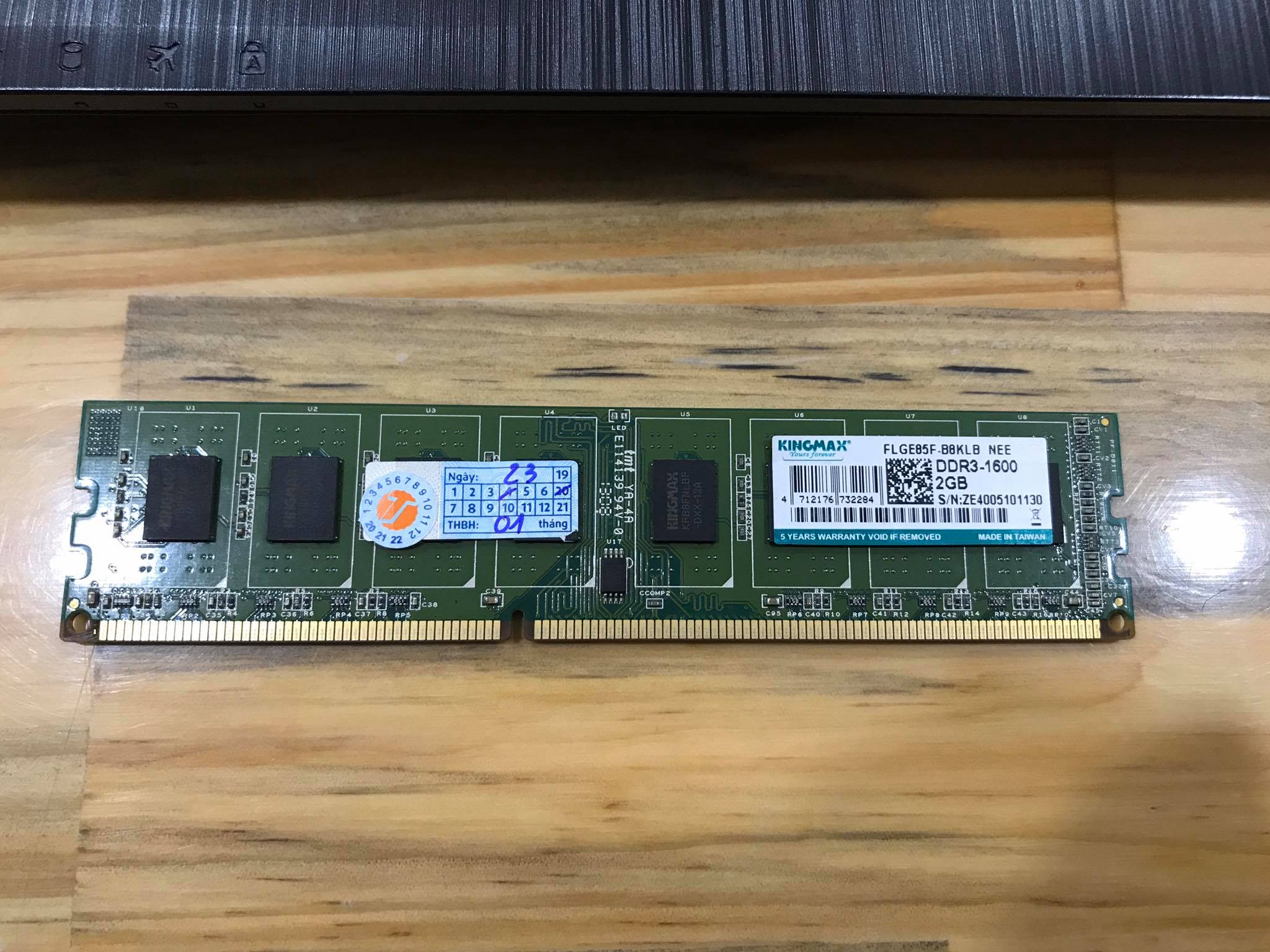 RAM KINGMAX 2GB DDR3 1600