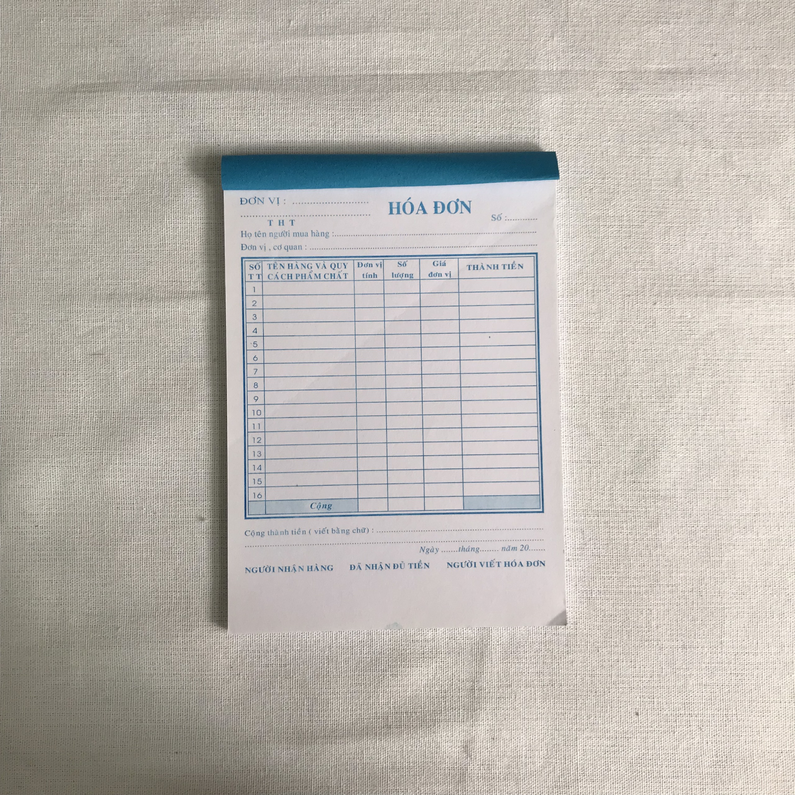 HOÁ ĐƠN 1 LIÊN FOR A5 15x21 (H)