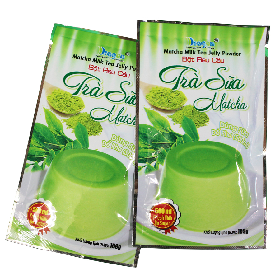 Bột Rau Câu Trà Sữa Matcha DRAGON 106G