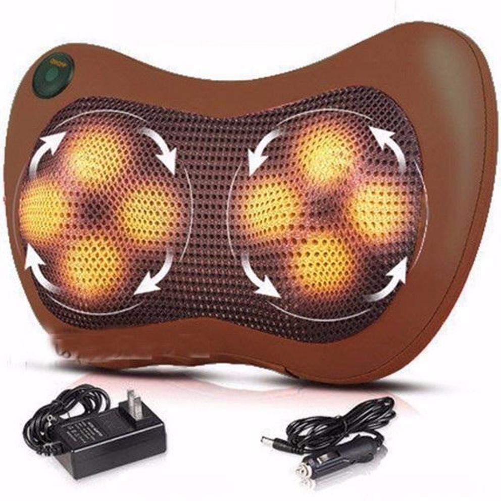 Gối Massage hồng ngoại 8 Bi Magic Energy Pillow Puli PL818